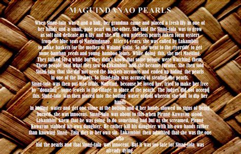 maguindanao pearls story